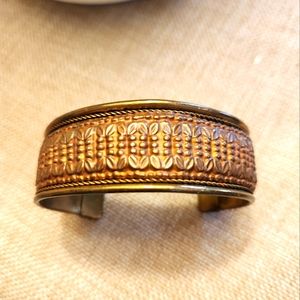 Mixed Metal Cuff Bracelet